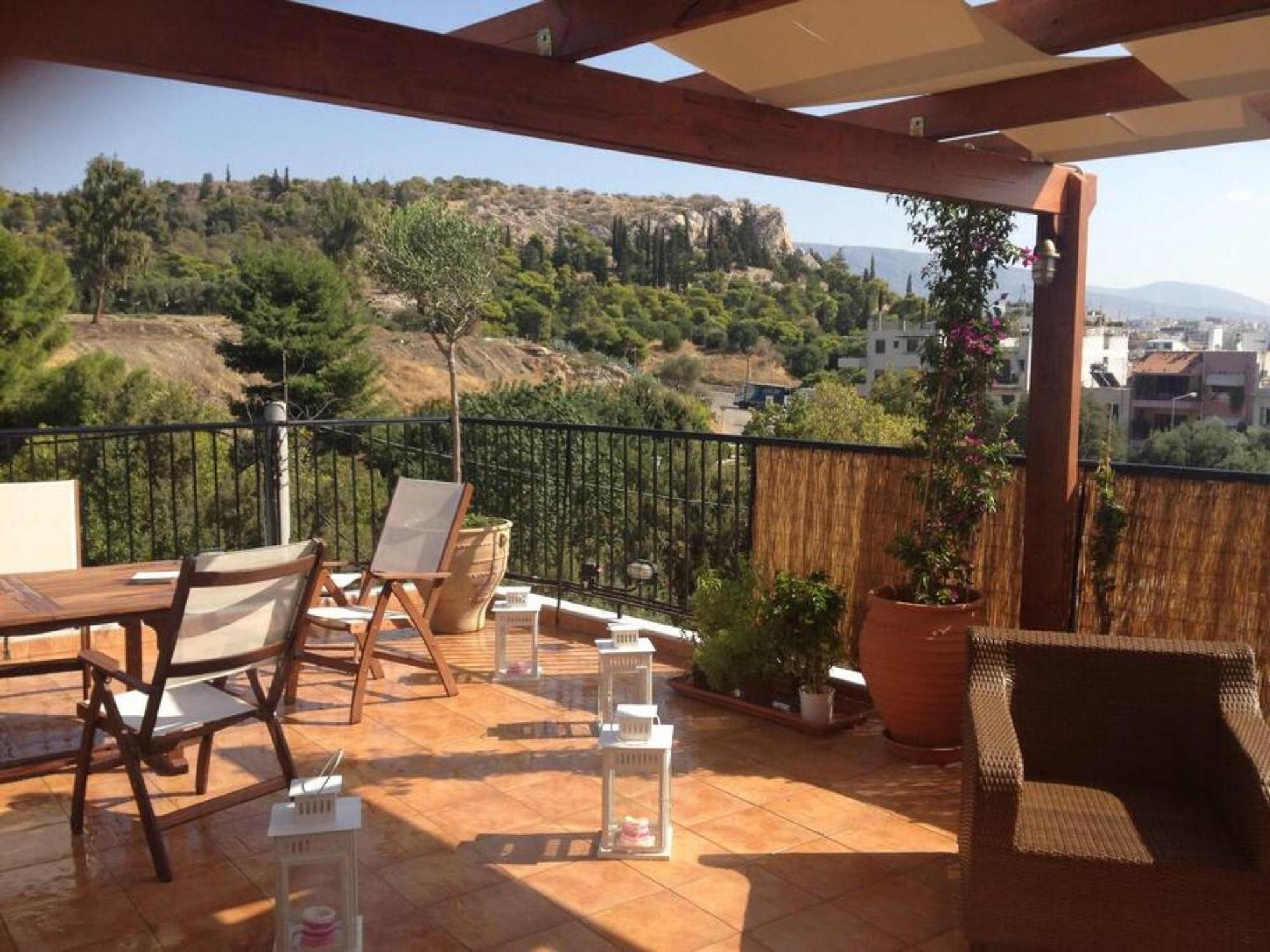 Cozy Apartment In Acropolis With Roof Garden Athens Luaran gambar